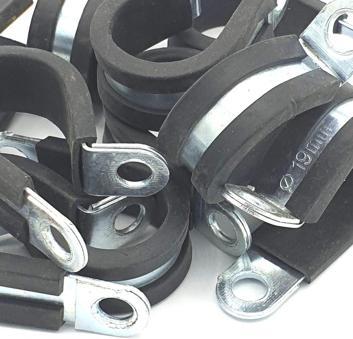Rubber Lined Cable P-Clips Steel Hose P Clamps