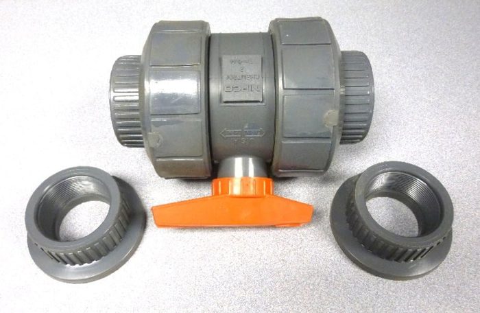 2" Tru-Bloc® Double Union Style Ball Valve with Viton Seal