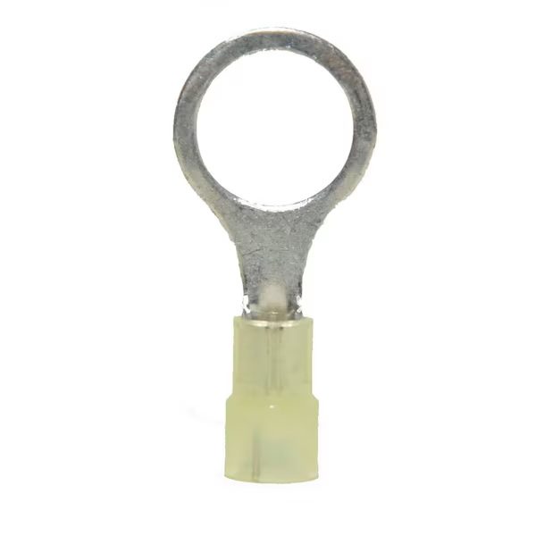 Hillsdale Terminal Ring Terminal, 1/2 in Stud Size, 10 AWG, 600 V