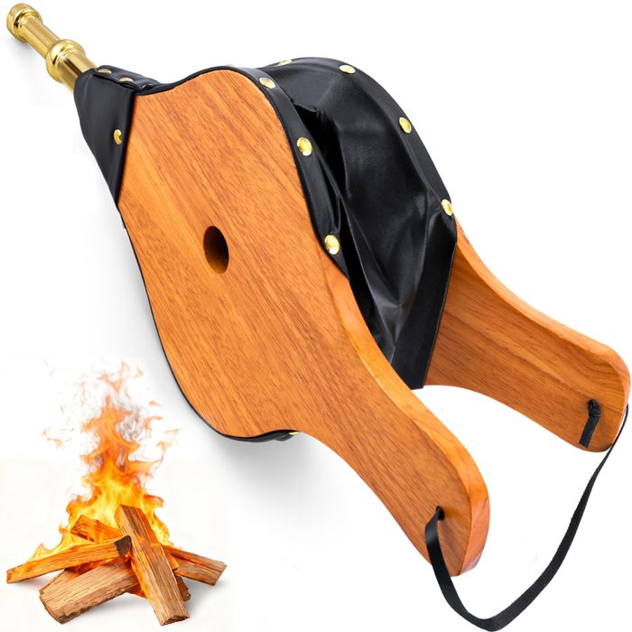 Wood Fireplace Bellows