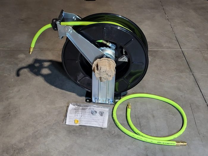 1/2" ID x 50' L Dynaflo® Rubber Air Hose Reel
