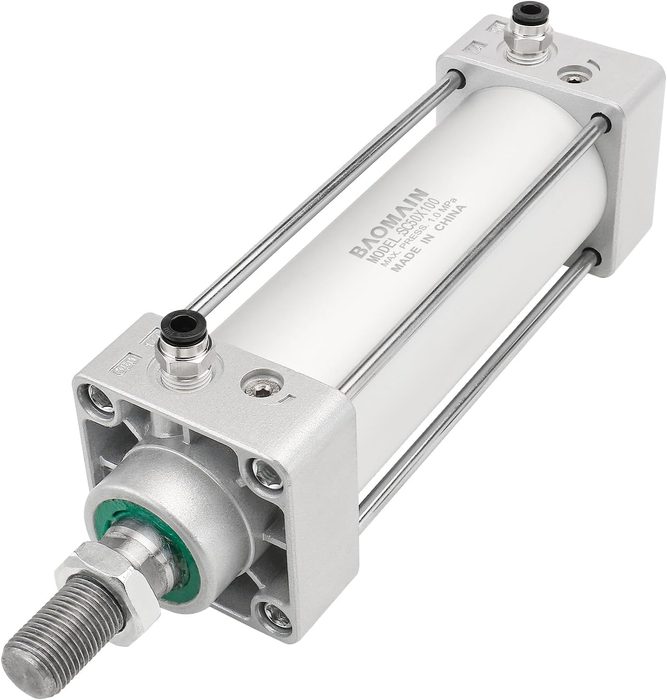 BAOMAIN Pneumatic Air Cylinder 1-1/4" Bore 17.72" Stroke