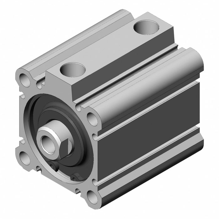 Compact Double-Acting Air Cylinder, 50 mm Bore Dia, 35 mm Stroke Lg