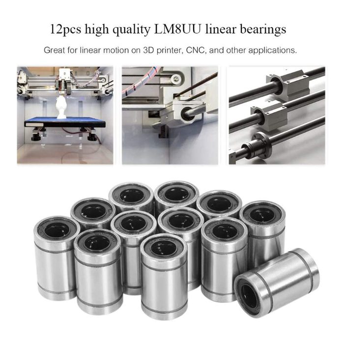 LM8UU LM8LUU LM8SUU Linear Motion Bearing