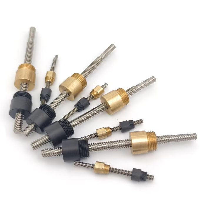A6.35X1.27 Acme Thread Trapezoidal Lead Screw