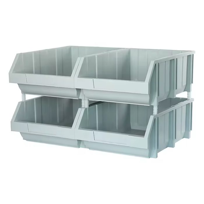 Front Opened Stackable and Nestable Picking Spare Parts Bins