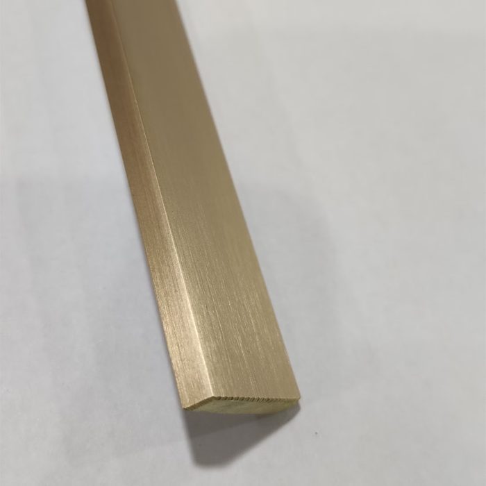 Decorative Brass Bar Metal Floor Inlay Square Bar Tile Trim