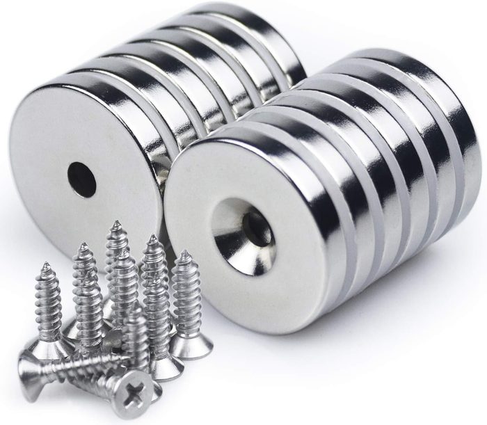 Neodymium Rare Earth Magnet, 1.2656 inch Diameter, 77 lb Pull Force