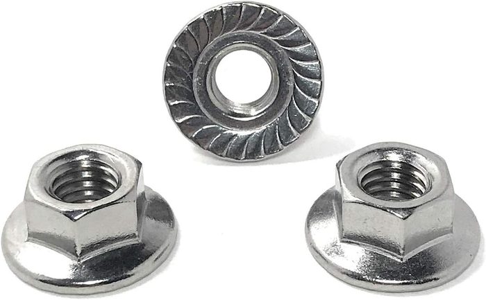 Serrated Large Flange Lock Nut