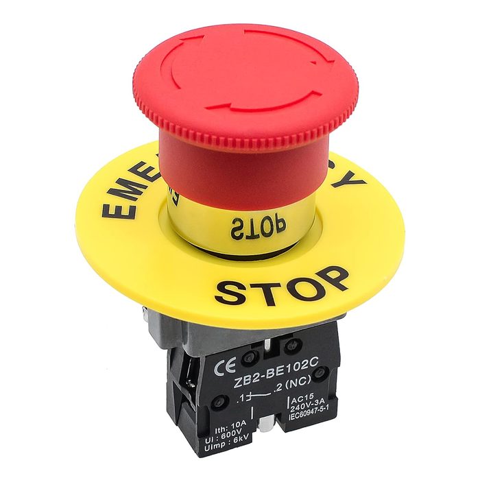 Emergency Stop Push Button Mushroom Switch