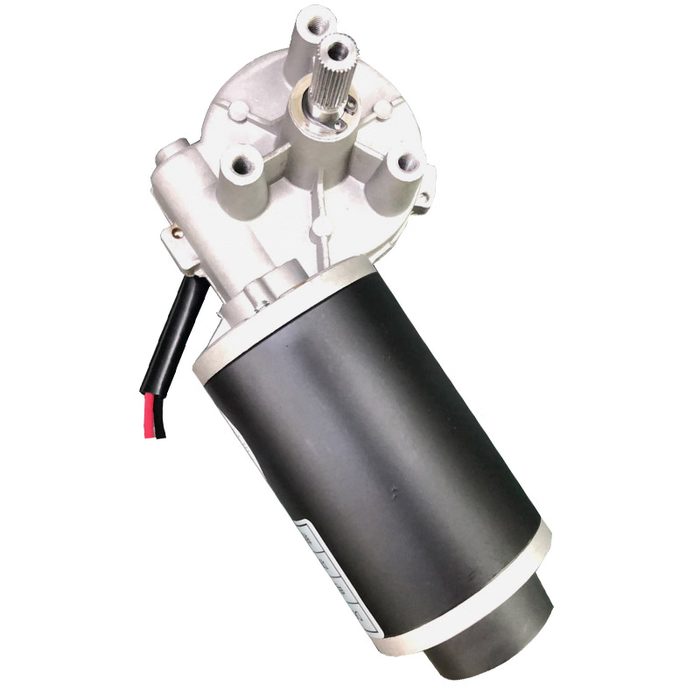 Right Angle Gear Motor, 12V, 1.2 hp, 3/4" Shaft, 60:1 Gear Ratio