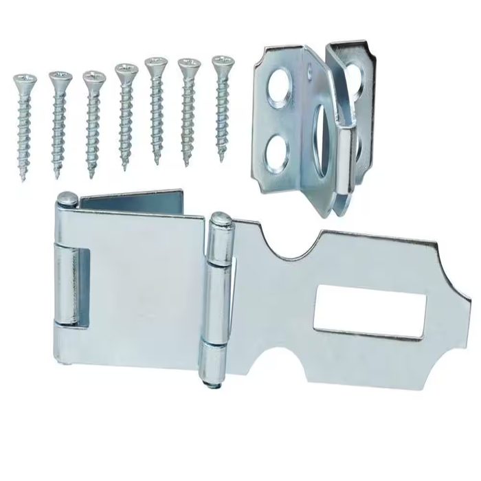 Double Hinge Safety Hasp