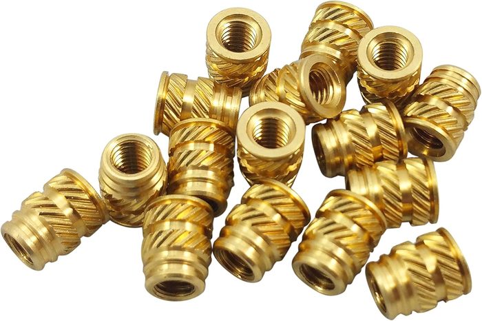 Brass Threaded Metal Heat Set Screw Inserts for 3D Printing