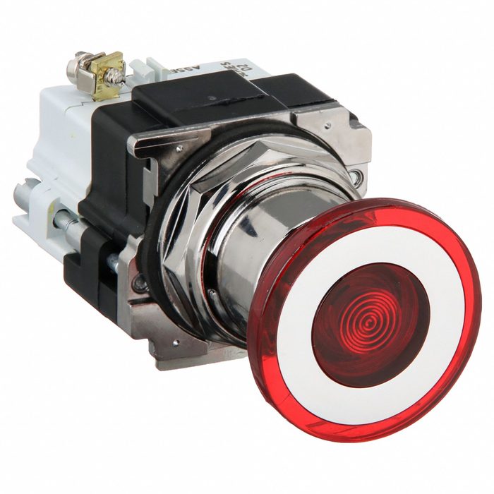 10250T Illuminated Red Mushroom Fully Assembled Emergency Stop Pushbutton