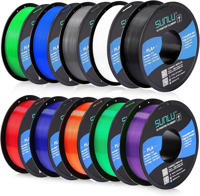 PLA 3D Printer Filament Spools Bundles