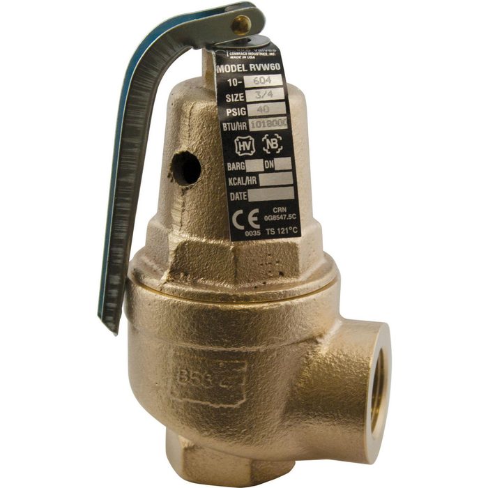 Hot Water Safety Relief Valve