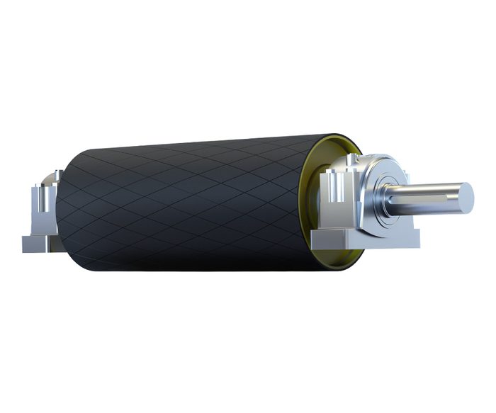 Heavy-Duty Mining Conveyor Belt Idler Roller Pulley System