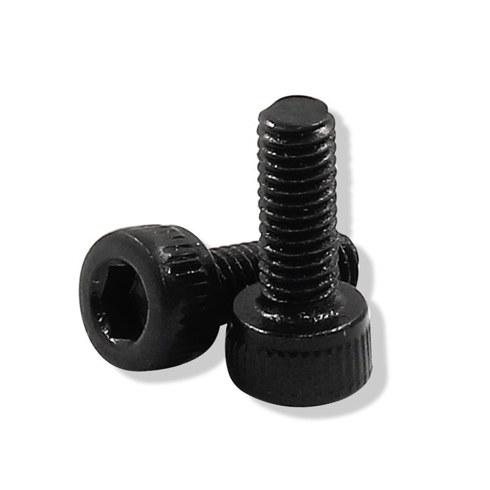 M3 x 8mm Hex Socket Head Cap Machine Screw, 12.9 Grade Alloy Steel, Black Oxide Finish