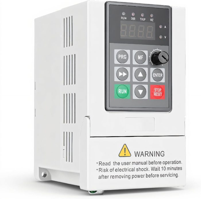 Single Phase VFD Drive VFD Inverter Variable Frequency Drive PAM VFD Controller 110V 0.75KW 7A for 3-Phase Motor (VFD-0.75KW)