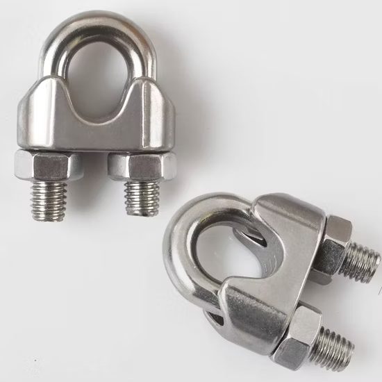 M10 U-Shaped 304 Stainless Steel Wire Cable Clamp