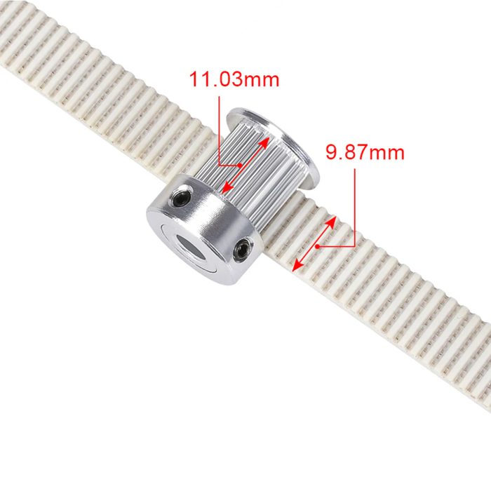 GT2 Timing Belt, 6mm Width, Open