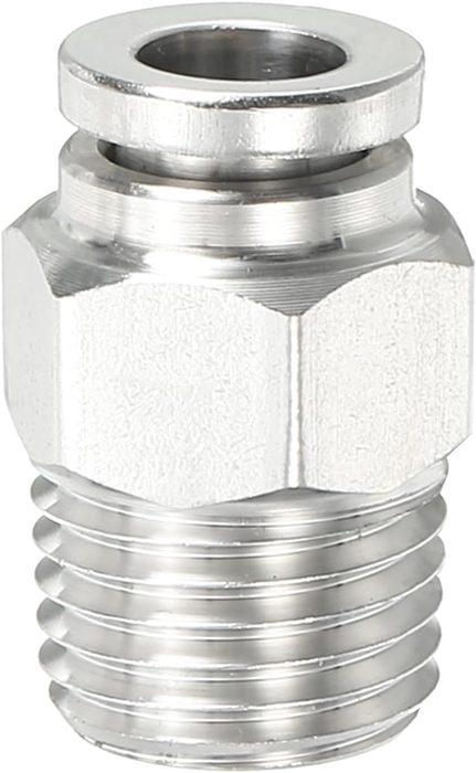 1/4" Tube OD 304 Stainless Steel Push to Connect Fitting
