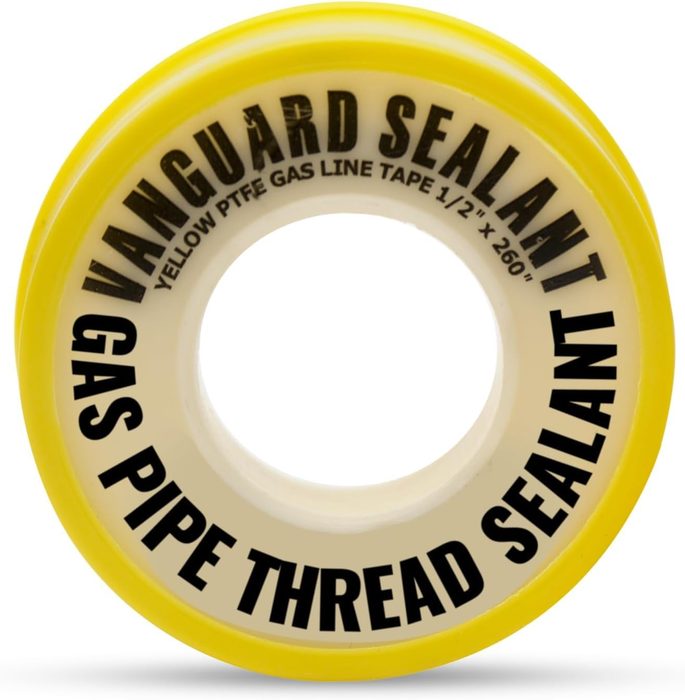 Yellow Gas Line PTFE Tape