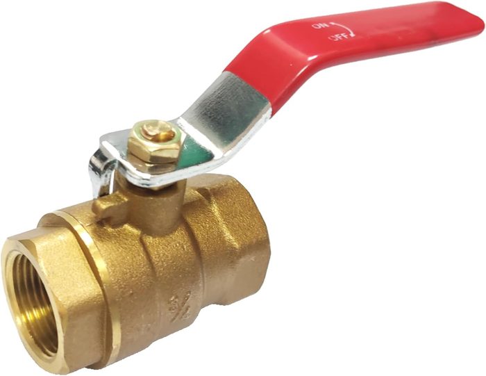 3/4" F-NPTxF-NPT 600 psi Forged Brass Ball Valve
