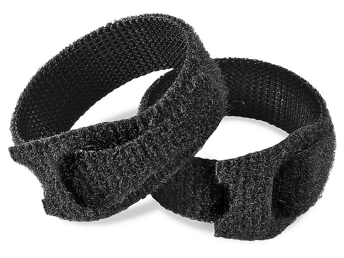 Velcro® Brand Cable Ties, 3/4 x 6", Black
