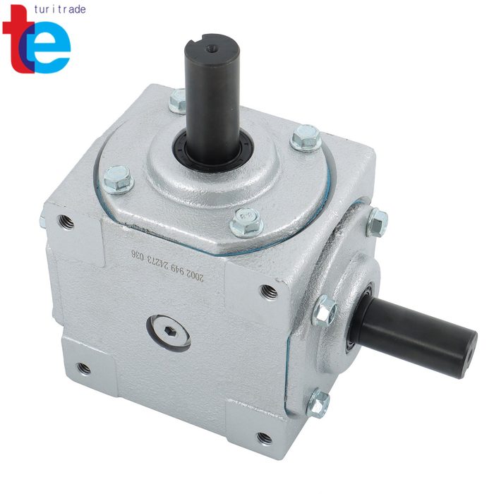 High-Torque Right Angle Bevel Gearbox, 40 HP