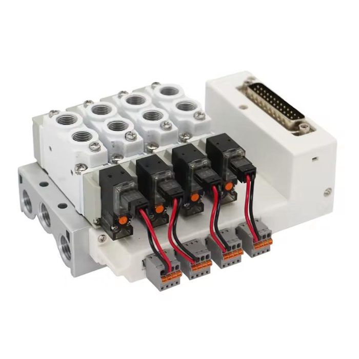 Pilot Solenoid Valves Pneumatic Manifold Air Divider