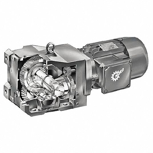 Right Angle, Single Output Shaft, AC Gearmotor