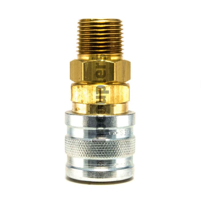 Foster 3/8"ID Brass Breathing Air Hose Coupler Assembly
