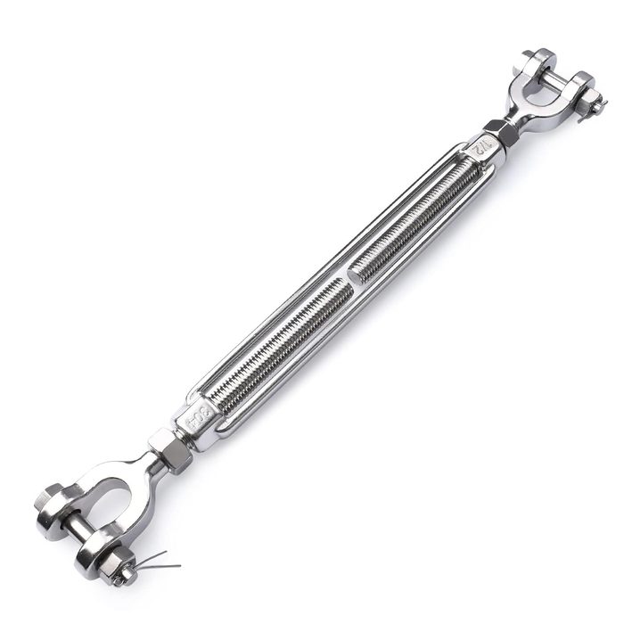 1/2 M12 Jaw and Jaw Turnbuckle