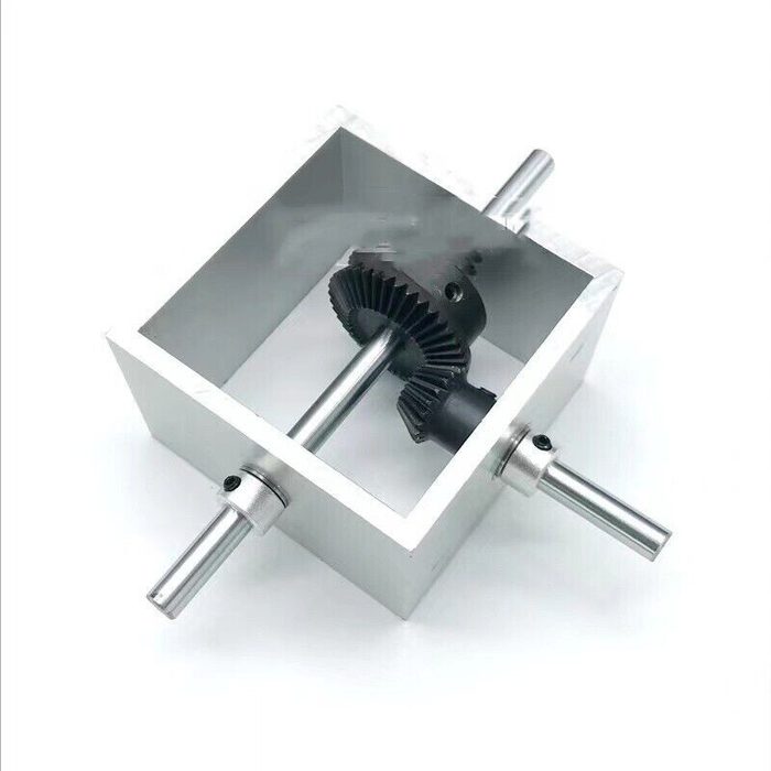 Micro Right Angle Drive Bevel Gearbox, 1:2 Ratio, 8MM Inner Hole