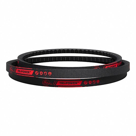 TRI-POWER® V-Belt - AX Section, 1 Band, 32.00 in Outside Length, Cogged
