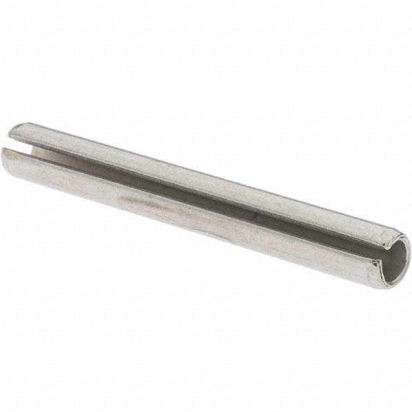 Slotted Spring Pin: 1/4" Dia, 2" Long