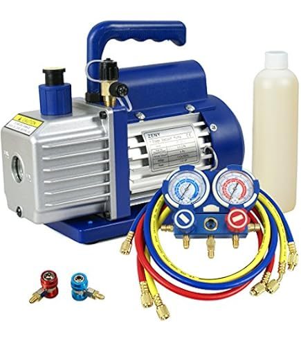2.5 CFM 1/6 HP One Stage Vacuum Pump