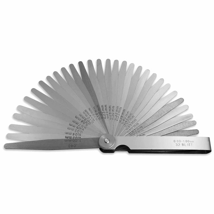Dual Marked Metric Imperial Feeler Gauge