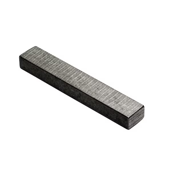 Machine Key, Undersized, Metric, Square End Type, Steel, Plain Finish, 25mm Length, 5mm Square