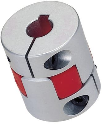 Jaw Coupling Hub, 20mm, 20mm Natural w/ Clamping
