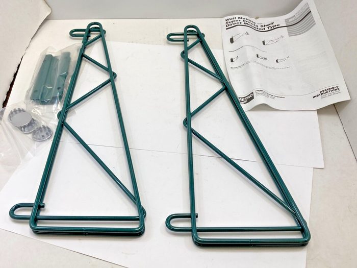 Super Erecta Direct Wall Mount Single Shelf Support