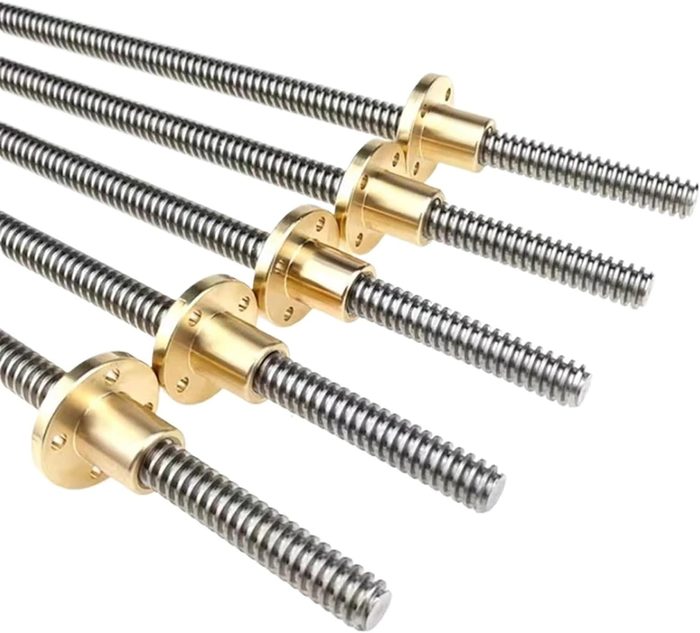Trapezoidal Screw Nut T10, 100–2000mm guide length