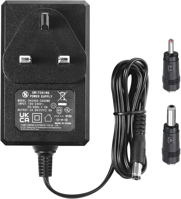 Power Supply Adapter, 24V, 2A, 2.5mm Jack