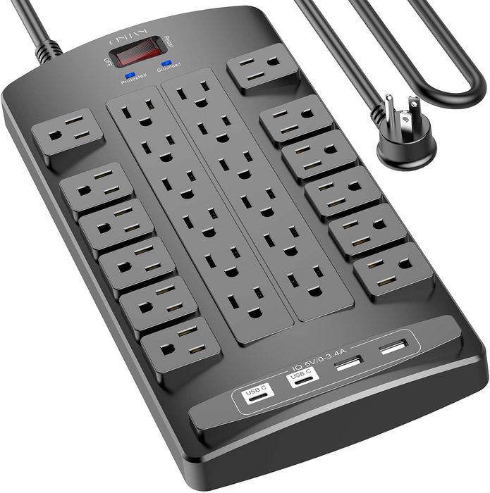 Us Standard 24 Outlets Bit Surge Protector Smart Power