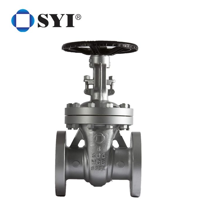 Industrial Cast Steel Double Flanged Gate Valve ASME B16.34 Manual Power for Water
