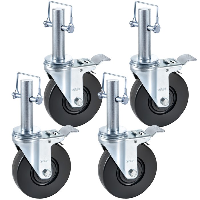 Heavy-Duty Swivel Casters with Dual