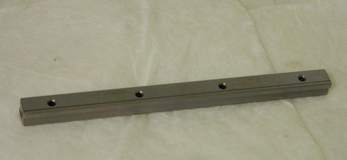 Horizontal Mount SSR Rail, 220mm OAL x 15mm Overall Width x 13mm Overall Height