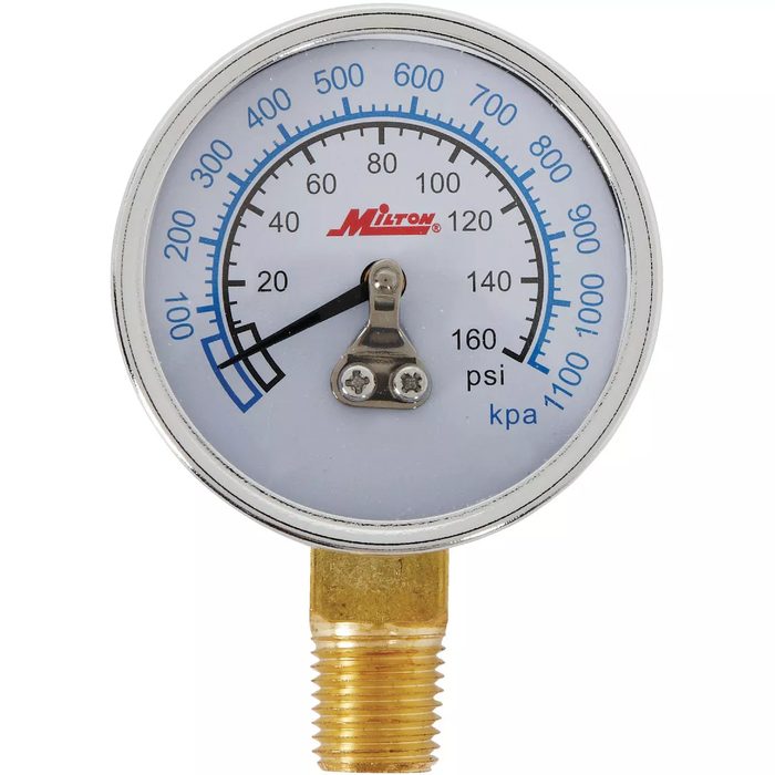 Dial Type Pressure Gauge Bottom Mount