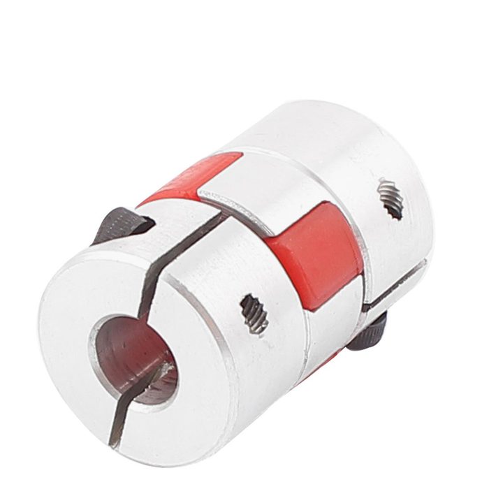Motor Jaw Spider Shaft Coupler Flexible Plum Coupling, 40mm Diameter 50mm Length, Bore 8mm 9mm 10mm 11mm 12mm 15mm 20mm to 24mm